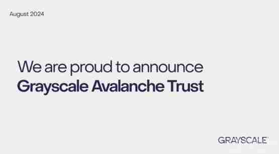 灰度推出Avalanche代币基金！助力代币化进程